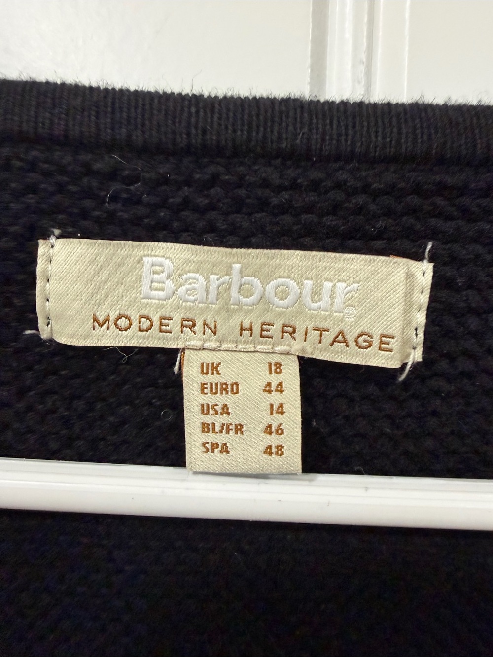 NWOT Barbour Loretta Knit Black Open-Front Lady Jacket with Gold Button Accents - Picture 6 of 9